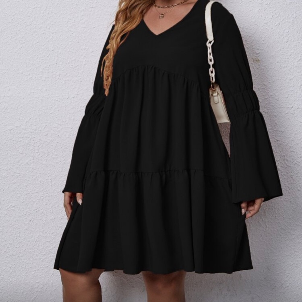 Elegant Black Women's Dress